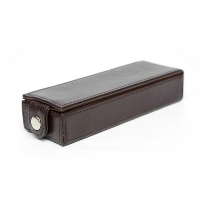 Ashlin® Designer Expresso Brown Faenza Double Pen Box