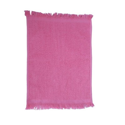 Fingertip Towel Fringed Ends