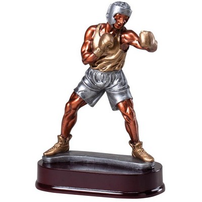 Boxer Resin Award - Male 9-1/4" Tall