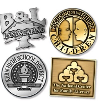 0.75" Die Struck All-Metal Lapel Pin