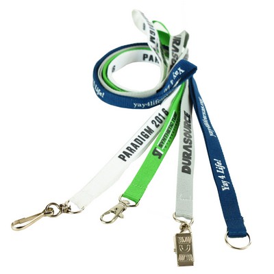 1/2" Custom Polyester Lanyard