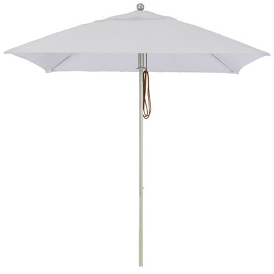 US Made 6 1/2' Square (9' Diagonal) Heavy Duty Commercial Market Umbrella w/HD Aluminum Pole & Frame