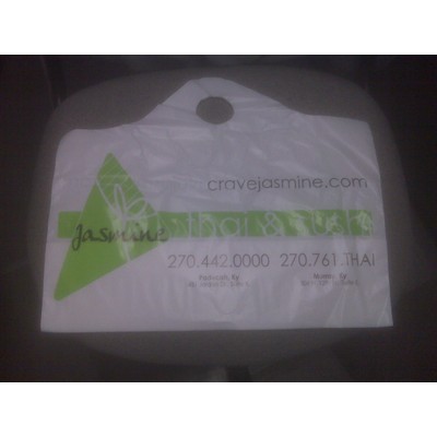 Wave Top Imported Take Out Bag (15x18x4)