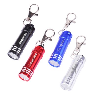 Mini Spectre 3 LED Aluminum Torch Keyring