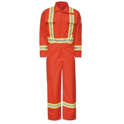 Bulwark® Men's Midweight FR Premium Coverall with Reflective Trim