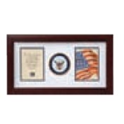 Air Force Wing Dual Picture Frame (8"x16")