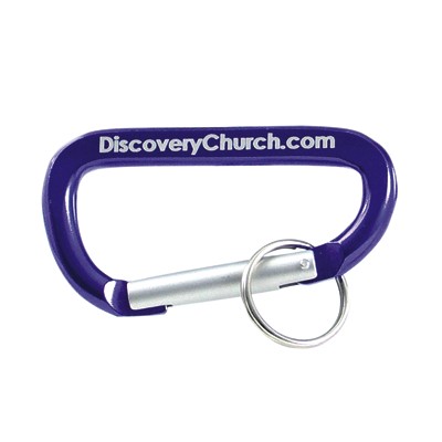 Blue Carabiner Key Ring