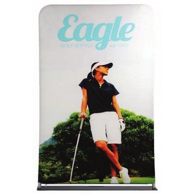 4 x 9.5 ft EZ Extend Single-Sided with White Back Fabric (Graphic Package)