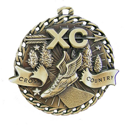 Cross Country Stock Medal (2")