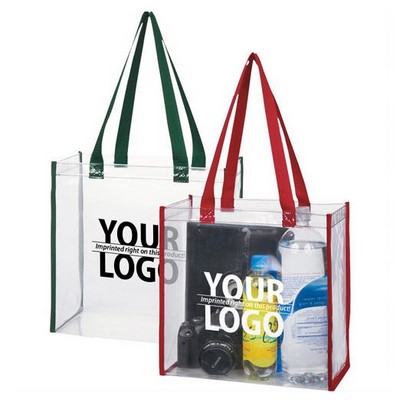 12"x12"x6" Clear Stadium Tote Bag