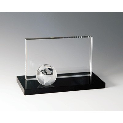 Crystal Globe Panel w/ Black Base