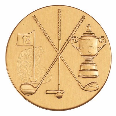 2" Clubs Cup Flag Golf General stamped Medallion Insert Disc