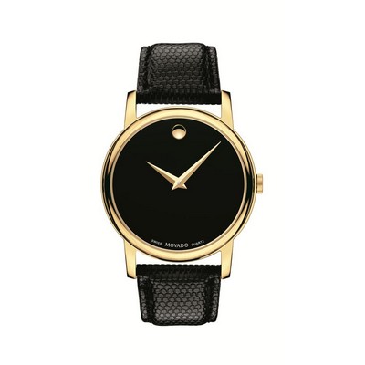 Movado Classic Museum Gents Watch w/Gold Plated Case