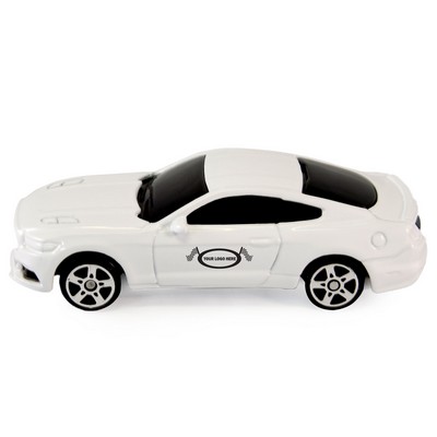 3" 1:64 Scale Die Cast Metal White Ford® Mustang GT 2015 (u)