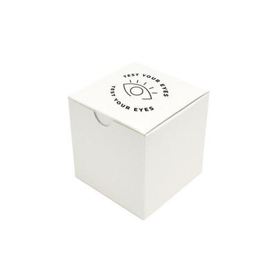 White Giftware Box (4"x4"x4")