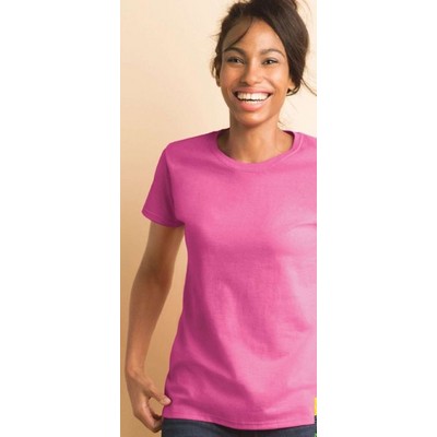 Gildan® Women's Heavy Cotton™ T-Shirt w/Rib Collar