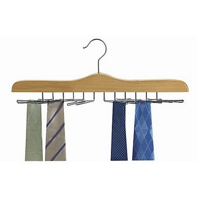 Natural Wooden Tie Hanger