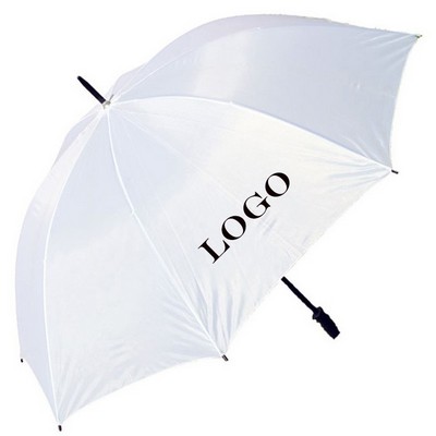 White 58" Golf Umbrella