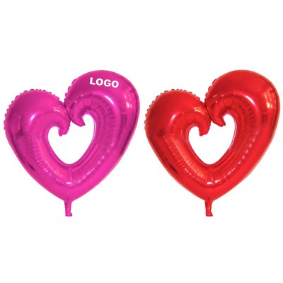 Heart Shaped Mylar Balloon