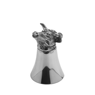 Stirrup Cup with Bull Head, 3oz.