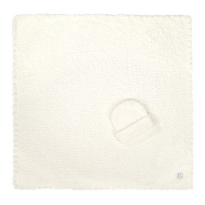 Baby Blanket - Solid w/ Cap - Chenilla Classic™ - Creme - 30*30