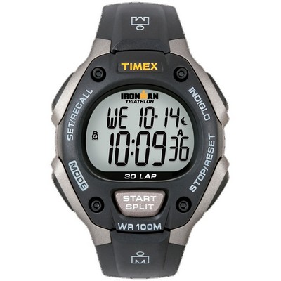 Timex Ironman Black/Titanium Gray Traditional 30 Lap Full-Size Watch