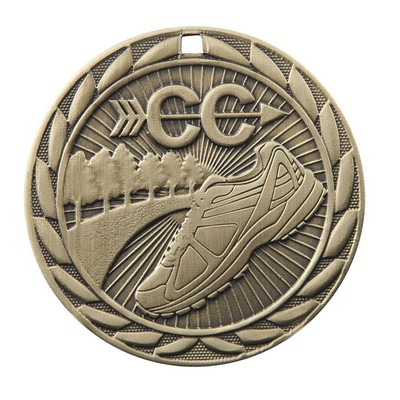 Medal, "Cross Country" FE Iron - 2" Dia.