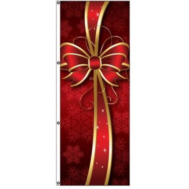 Free Flying Holiday Flag (Bow)