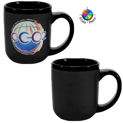 17 Oz. Satin Black Las Vegas Mug w/Full Color (4 Color Process)