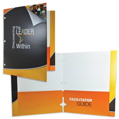 Reinforced Edge School Pocket Folder Printed Full Color 4/0 (9-1/2" x 11-3/4")