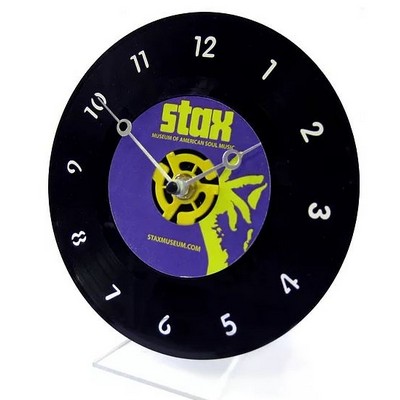 Recycled Vintage Vinyl Record 45RPM Desk Clock