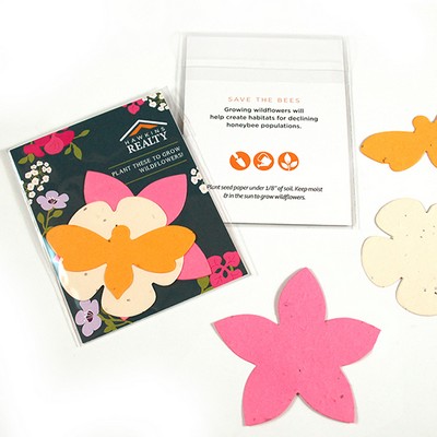 2-Sided Wildflower Seed Paper Shape Pack