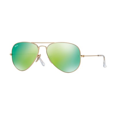 Ray-Ban® Green Flash Aviator Sunglasses