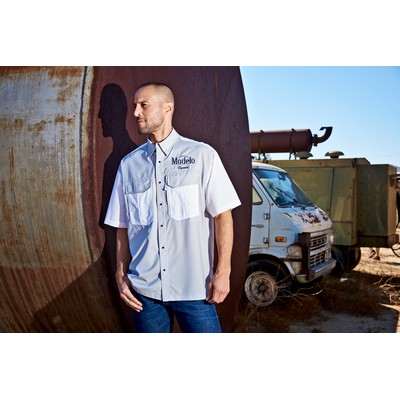 Short Sleeve Woven Fishing Shirt