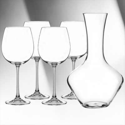 Nachtmann VIVENDI DECANTER 5 pc. SET 1X Decanter 4x Bordeaux