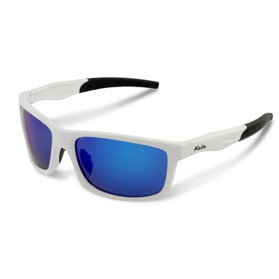 Kele by NYX Eyewear Electric White Golf & Sport Sunglasses