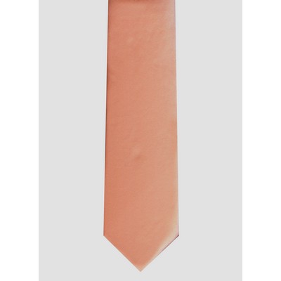 Solid Satin Men's Melon Tie