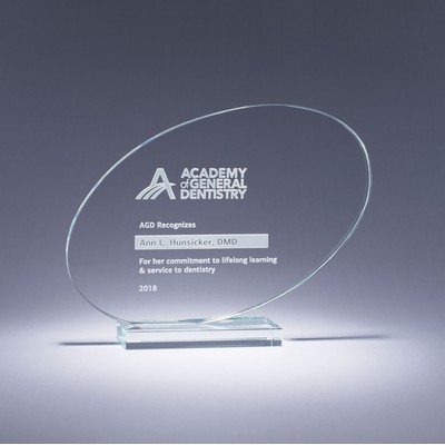 6" Venture Crystal Award