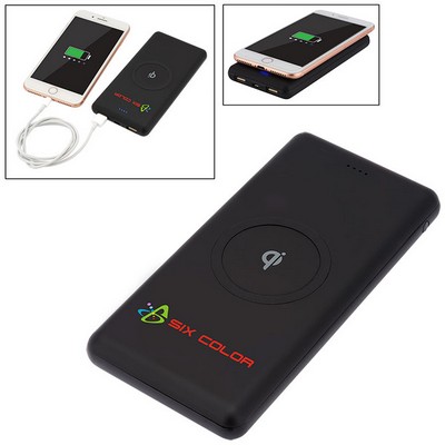 UL Certified Qi Ring Wireless Power Bank & Charger