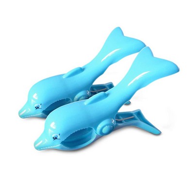 Dolphin Beach Towel Clips