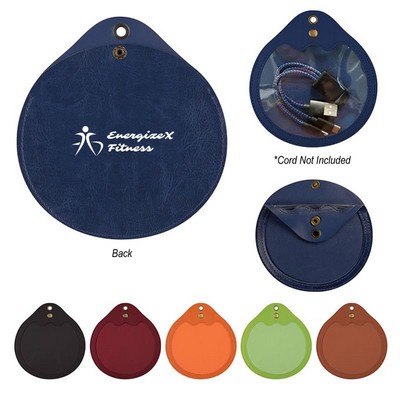 Round Tech Accessories Pouch