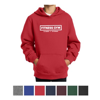 9 Oz. Kids' Pullover Hooded Sweatshirt