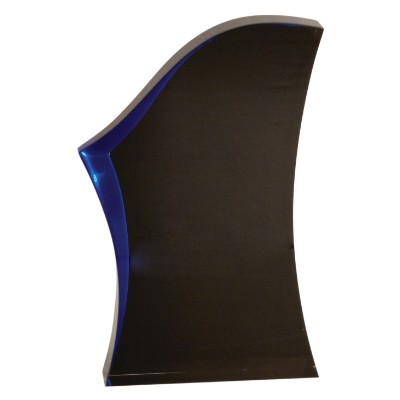 8" Black/Blue Luminary Acrylic Surge Award