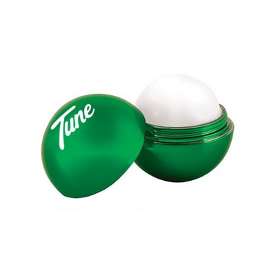 Metallic Finish Round Lip Balm