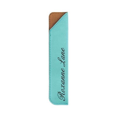 Teal Leatherette Pen Sleeve