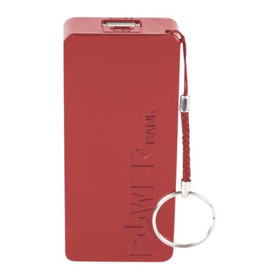 Vivitar® Red Power Bank w/2600 mAh Power Capacity