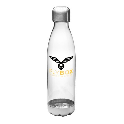 25 oz. Amphora Plastic Water Bottle (2 Color Imprint)