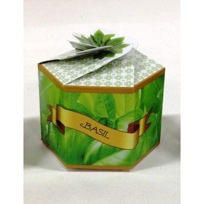 SeedGems™ Paper Planter® Sweet Basil Herb Biodegradable Grow Kit