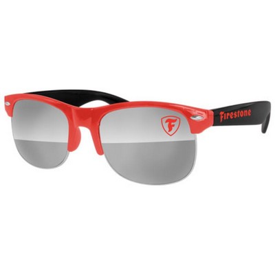 2-Tone Club Mirror Sunglasses