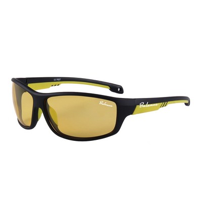 Sunglasses - Yellow Lenses - Black and Yellow Frames